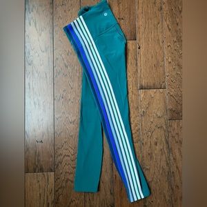 GUC Lululemon vintage striped leggings. Collection from 5 yrs ago. Size 2.